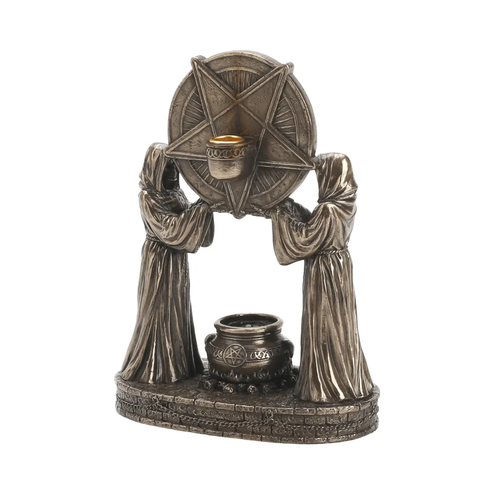 Incensário Cascata Altar Arcano – Coleção Encantos Místico Premium