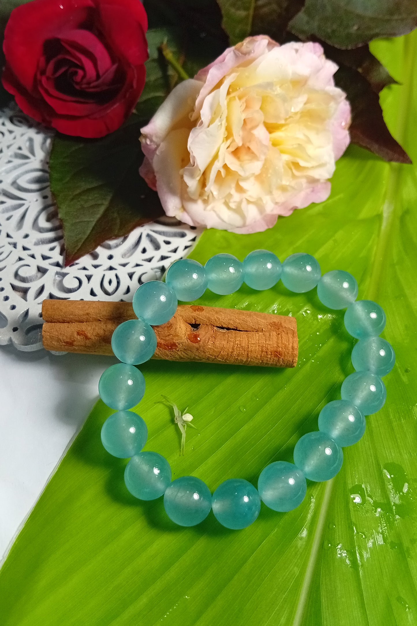 Pulseira de Jade Azul – Paz & Serenidade