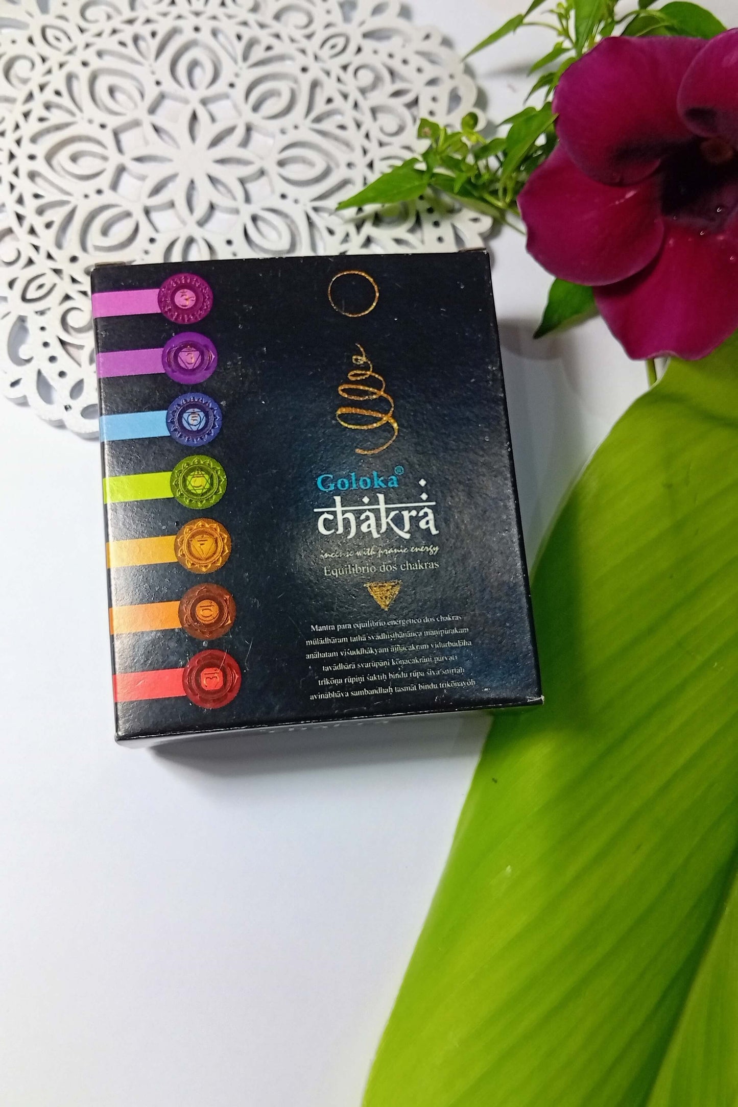 Incenso Goloka Chakra – Harmonização dos Chakras - Cones Naturais