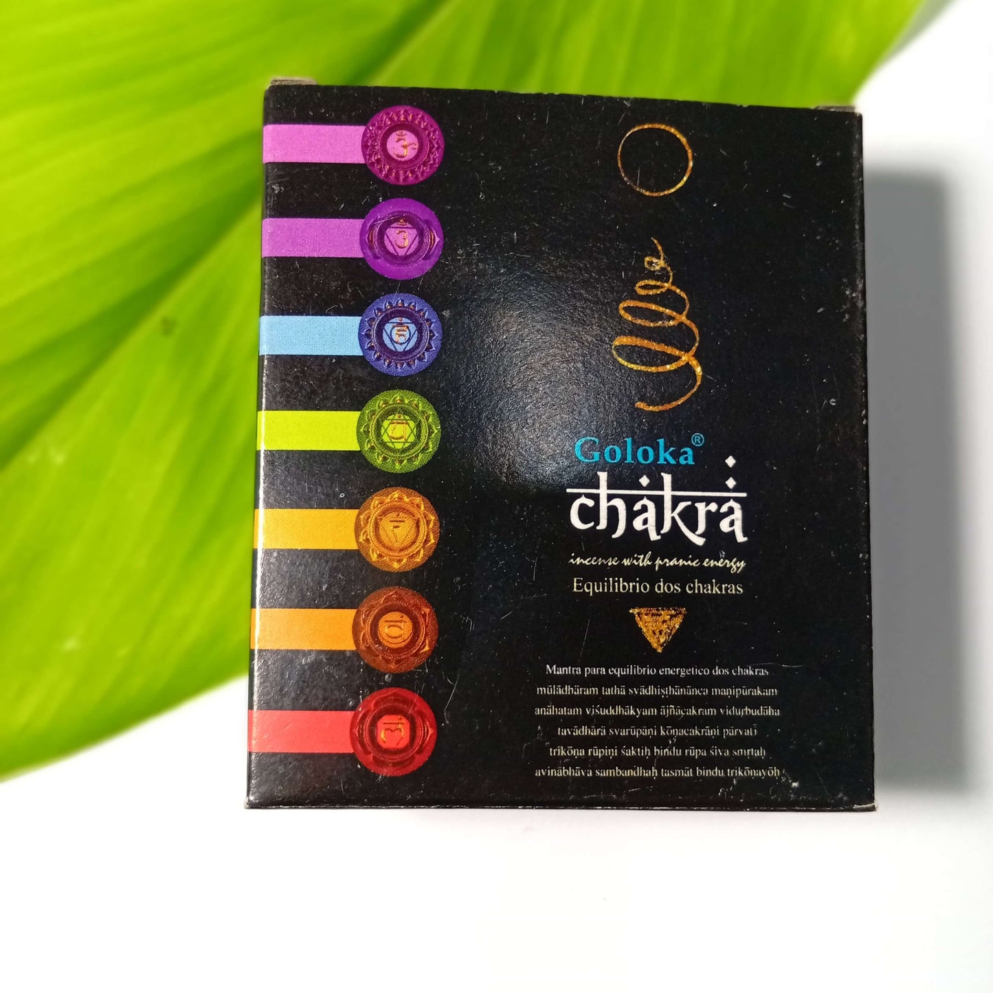 Incenso Goloka Chakra – Harmonização dos Chakras - Cones Naturais