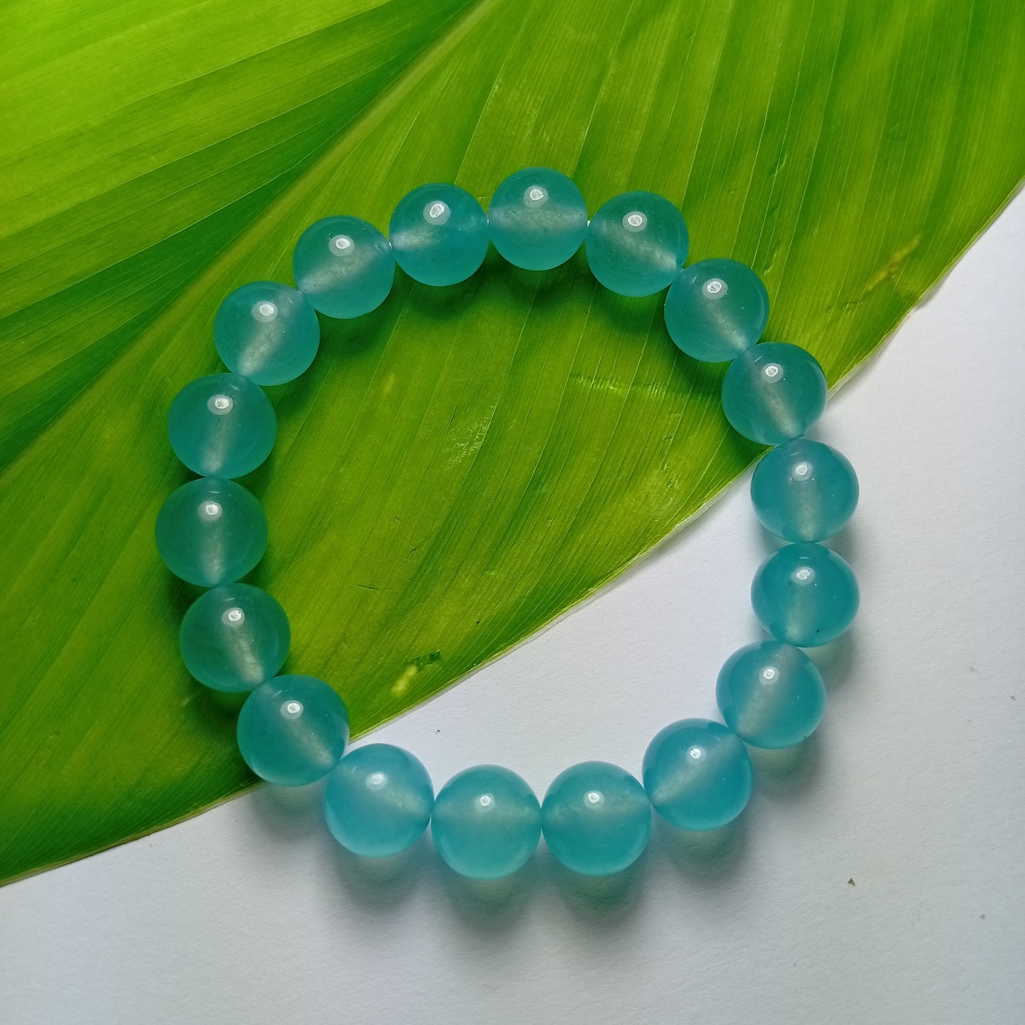 Pulseira de Jade Azul – Paz & Serenidade
