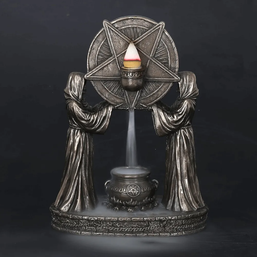 Incensário Cascata Altar Arcano – Coleção Encantos Místico Premium