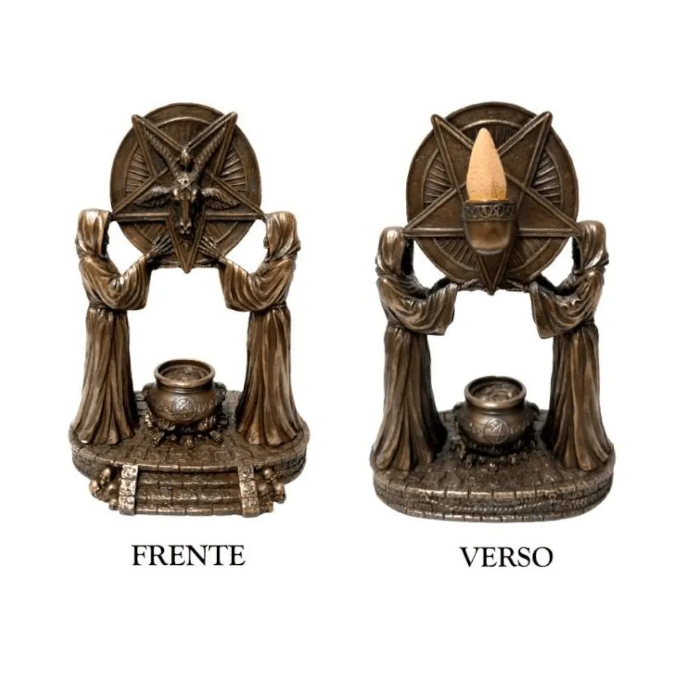 Incensário Cascata Altar Arcano – Coleção Encantos Místico Premium