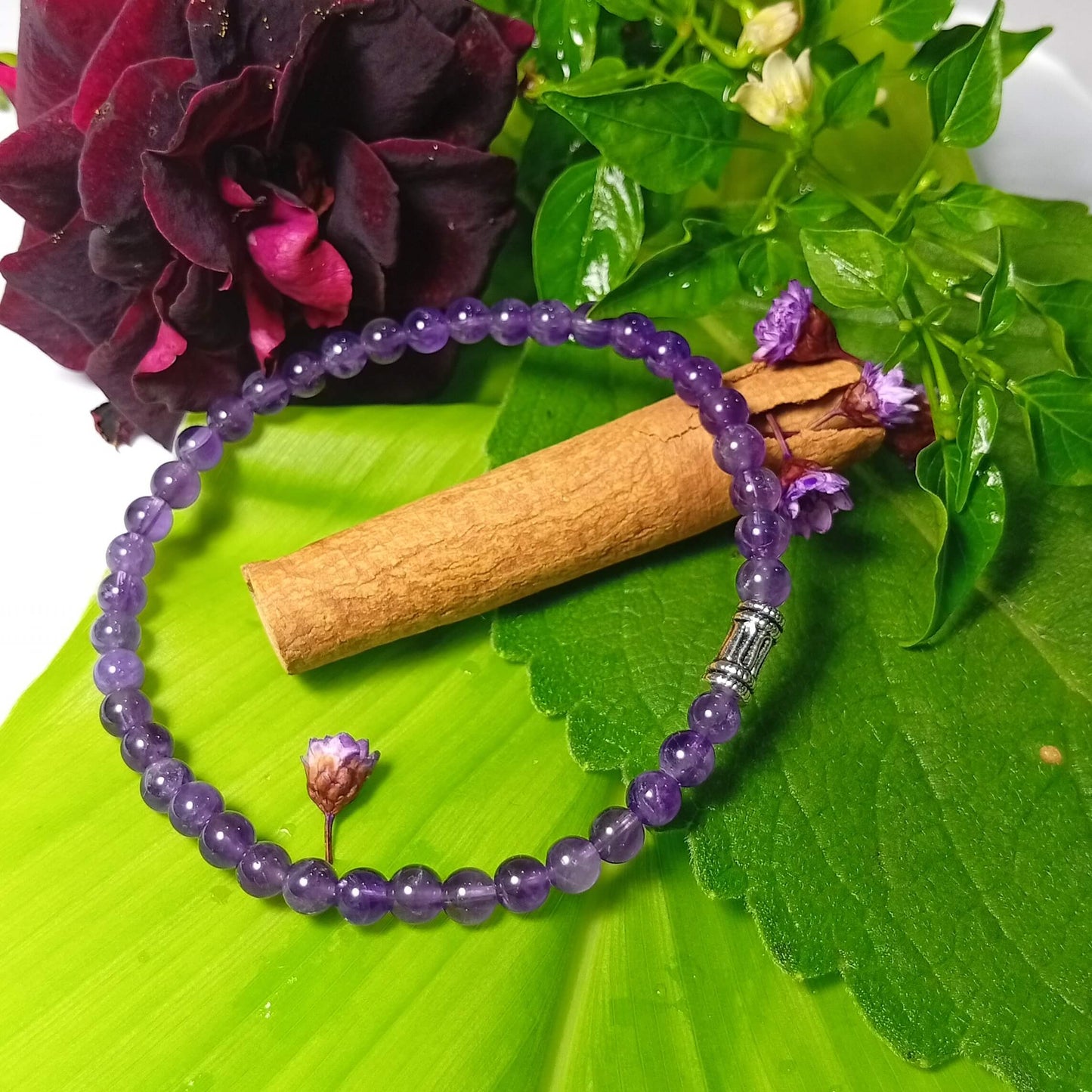 Pulseira de Ametista – Proteção & Frequência Intuitiva Profunda