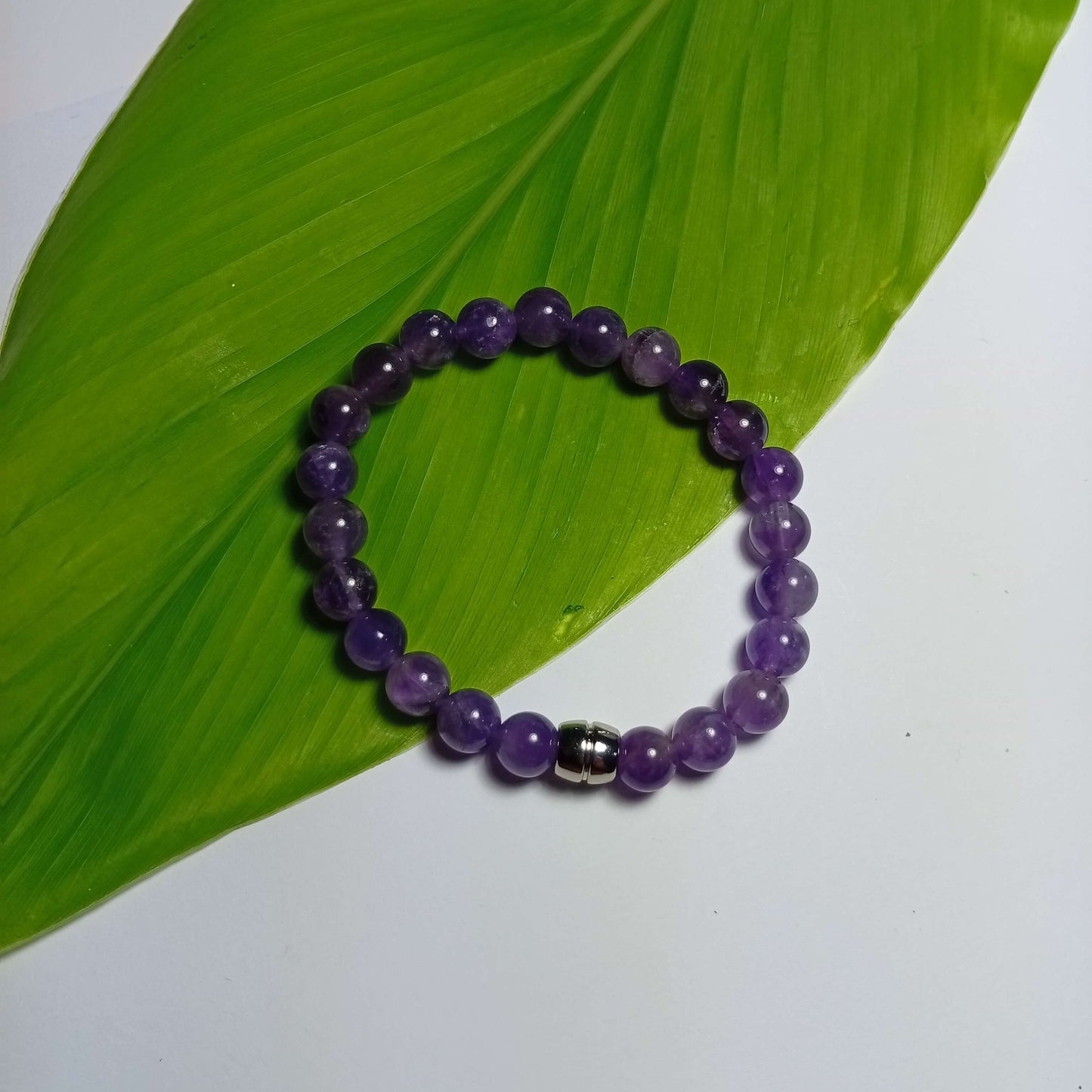 Pulseira de Ametista – Proteção & Frequência Intuitiva Profunda