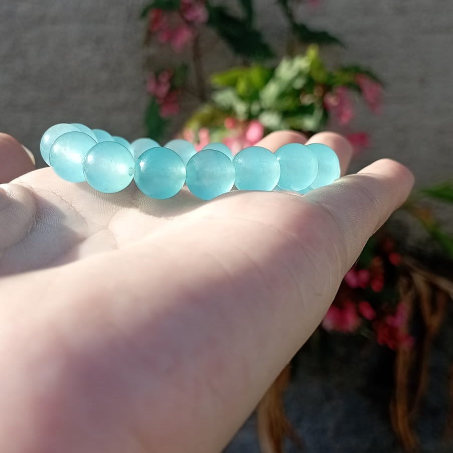 Pulseira de Jade Azul – Paz & Serenidade