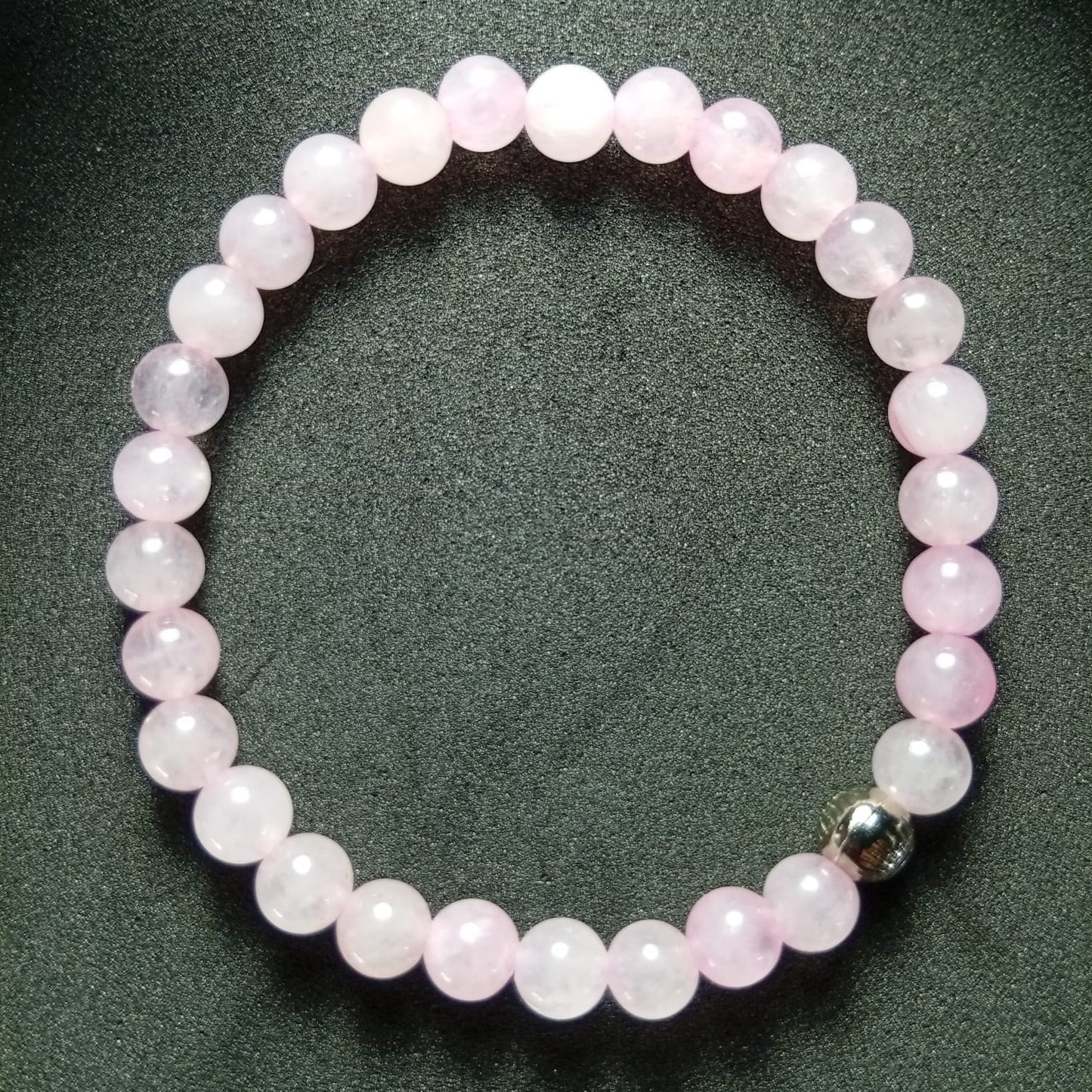 Pulseira de Quartzo Rosa – Florescer do Amor-Próprio